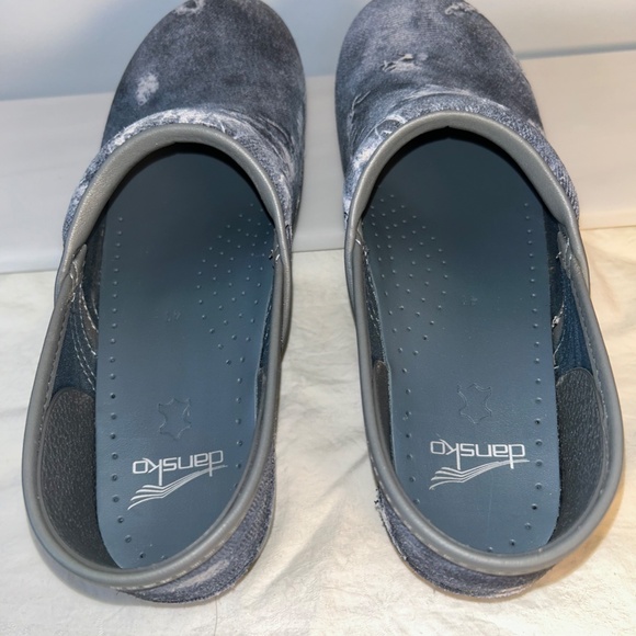 NWOT Dansko | Professional Clogs | Blue Denim Leather | Size 41 or US 10.5 - Picture 5 of 6